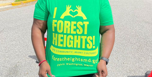 On August 6, 2022 Clate attends Forest Heights Community Day – The theme is diversity